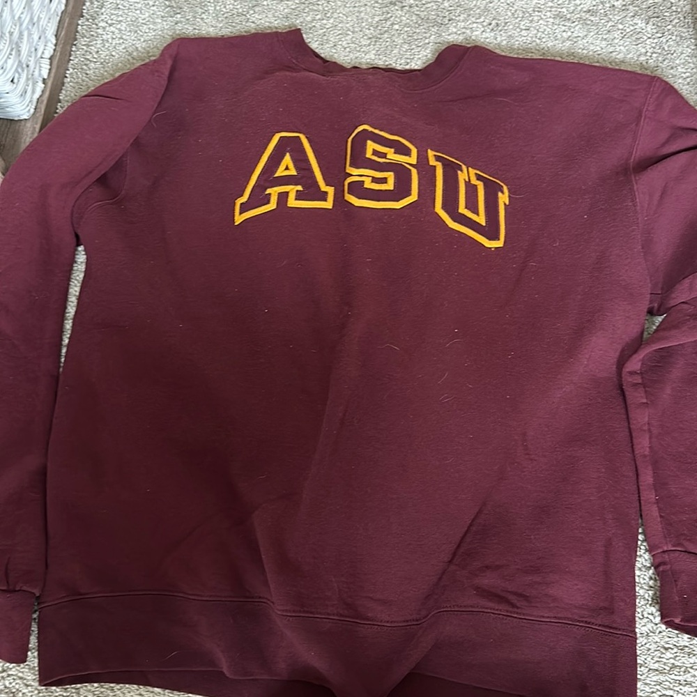 Large champion ASU crewneck